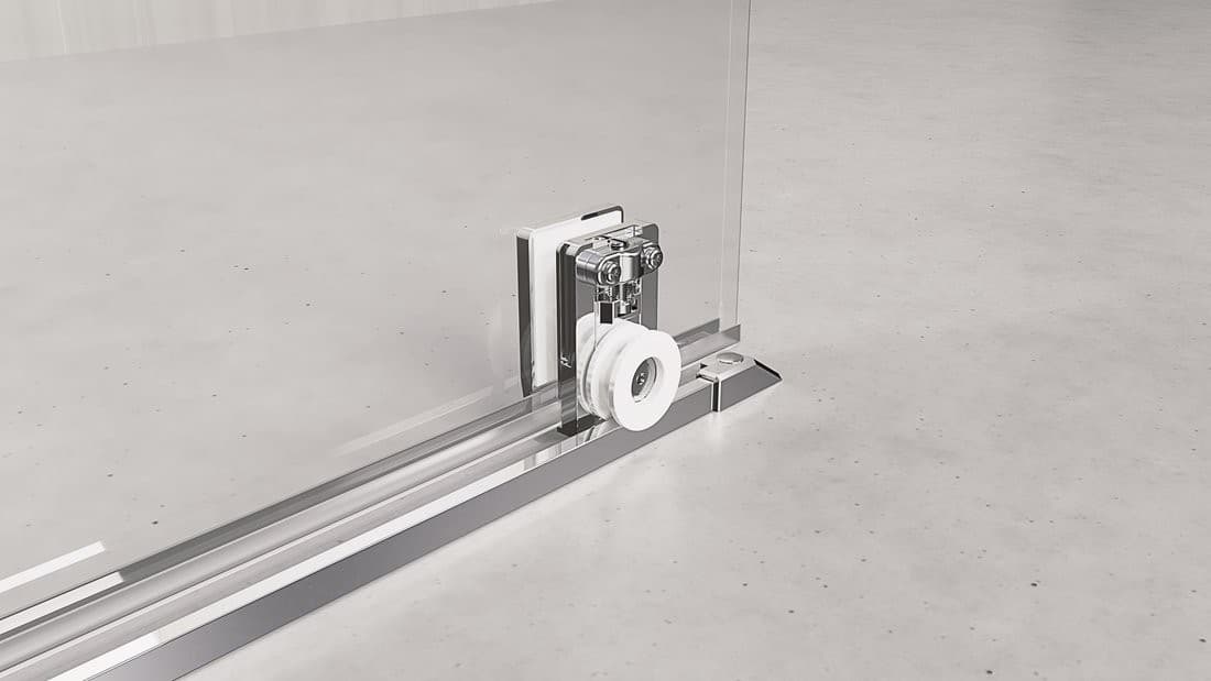 MODULAR SHOWER ścianka prysznicowa z wysuwanym panelem 1000 mm