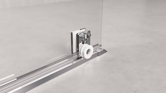 MODULAR SHOWER ścianka prysznicowa z wysuwanym panelem 1000 mm