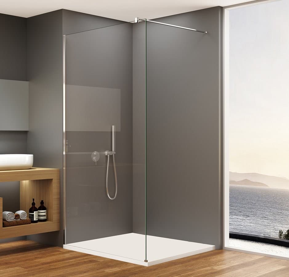 SPITZA kabina prysznicowa WALK-IN 1200 mm - Szklana z powłoką Nano