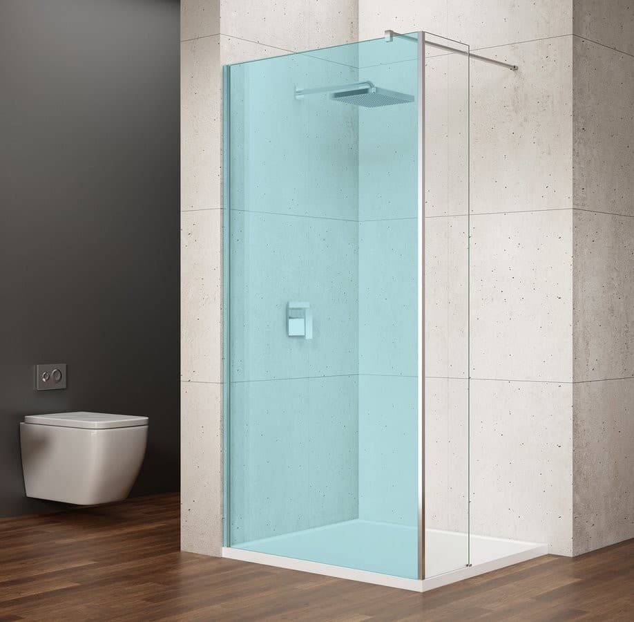 VARIO ścianka dodatkowa 350 mm, szkło Coated Glass, chrom