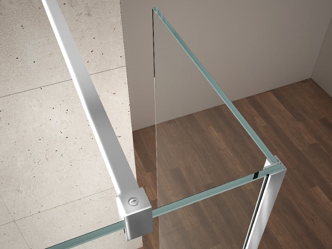 VARIO ścianka dodatkowa 350 mm, szkło Coated Glass, chrom