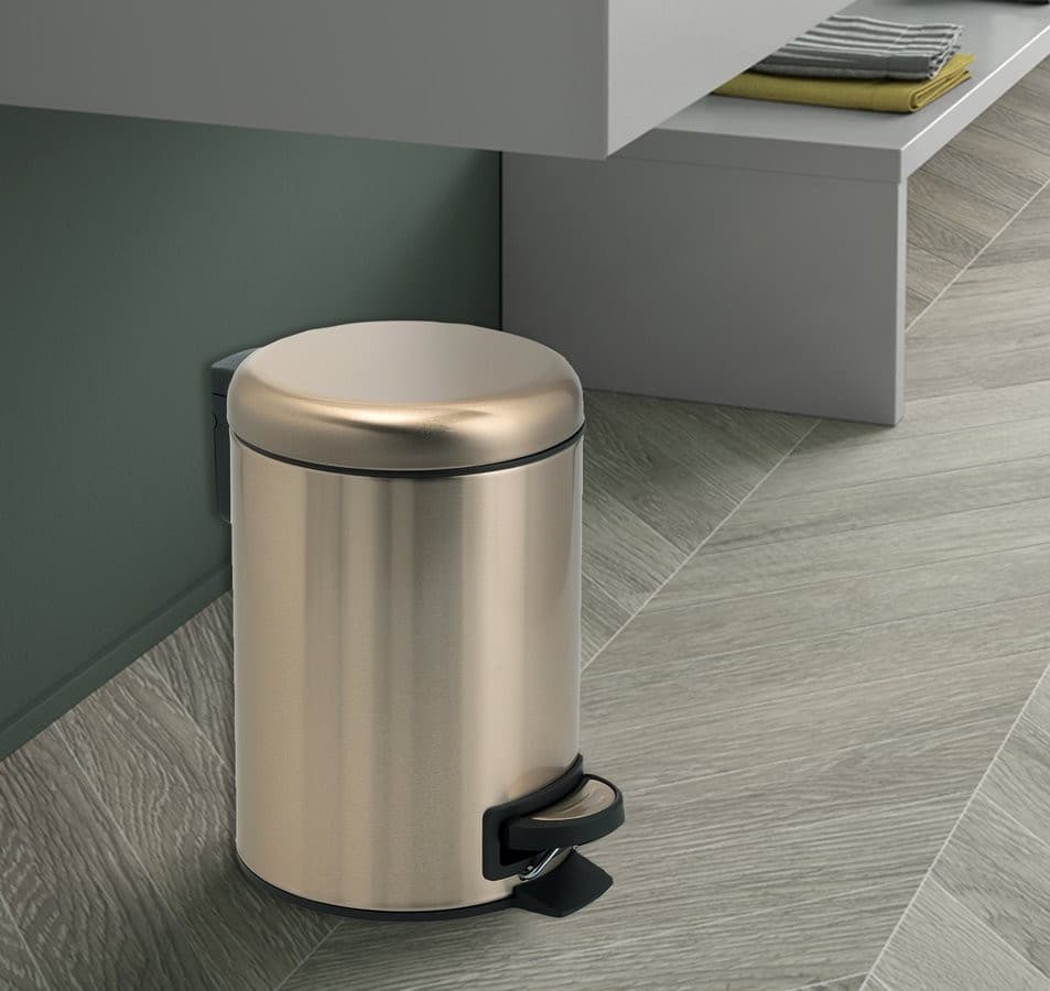 POTTY kosz na śmieci 5l, Soft Close, złoty mat