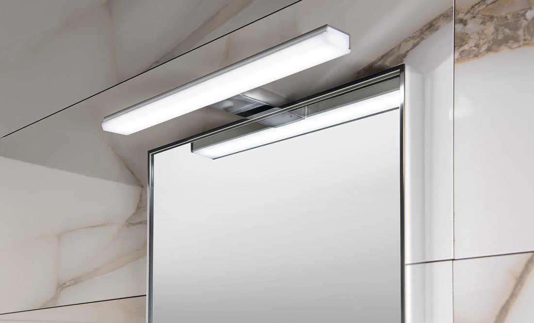 FELINA LED oświetlenie ścienne 8W chrom 308x15x112mm
