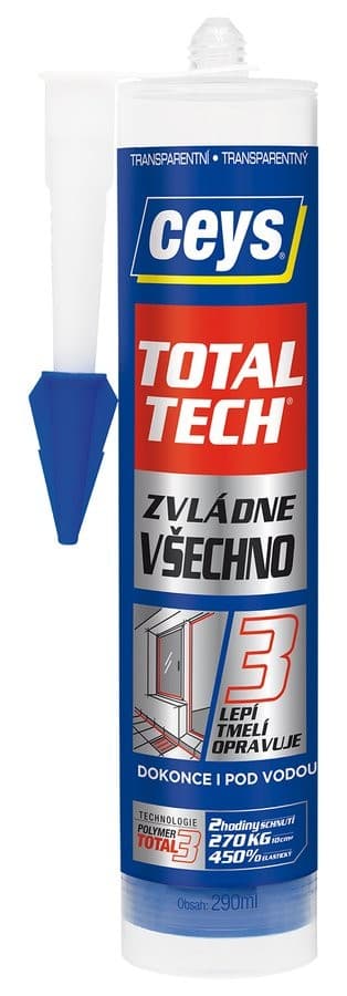 TOTAL TECH EXPRESS klej i uszczelniacz transparentny 290 ml