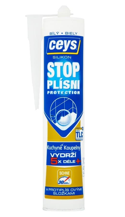 STOP PLEŚNI silikon sanitarny 280ml biały