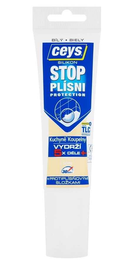 STOP PLEŚNI silikon sanitarny 125 ml biały
