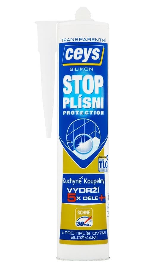 STOP PLEŚNI silikon sanitarny 280 ml transparentny