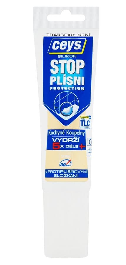 STOP PLEŚNI silikon sanitarny 125 ml transparentny
