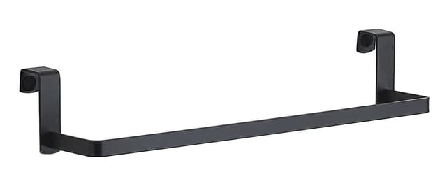 TOSCA wieszak na ręcznik na szafkę, 370mm czarny mat