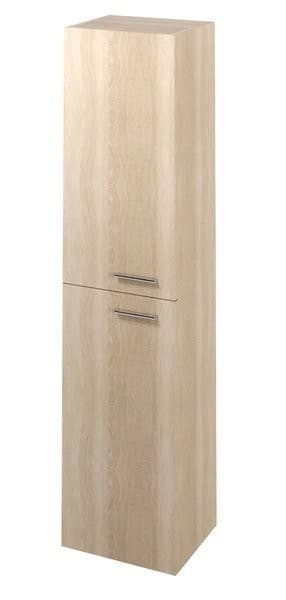 ZOJA KERAMIA FRESH wysoka szafka 30x140x25cm dąb platin