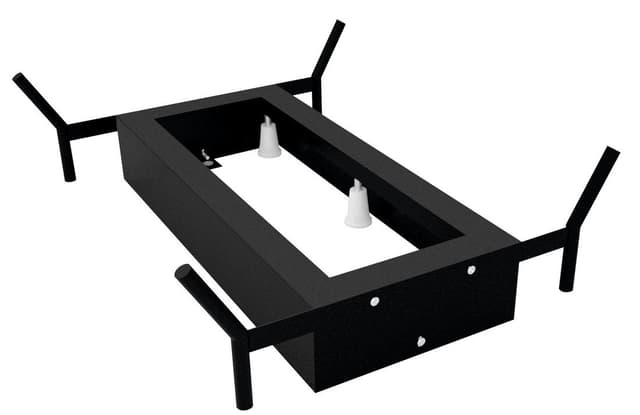 REDUTA konstrukcja nośna do wanny 150x75cm, czarny mat