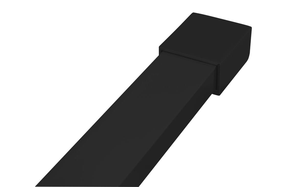 MODULAR SHOWER BLACK wspornik 1200 mm ze stali nierdzewnej
