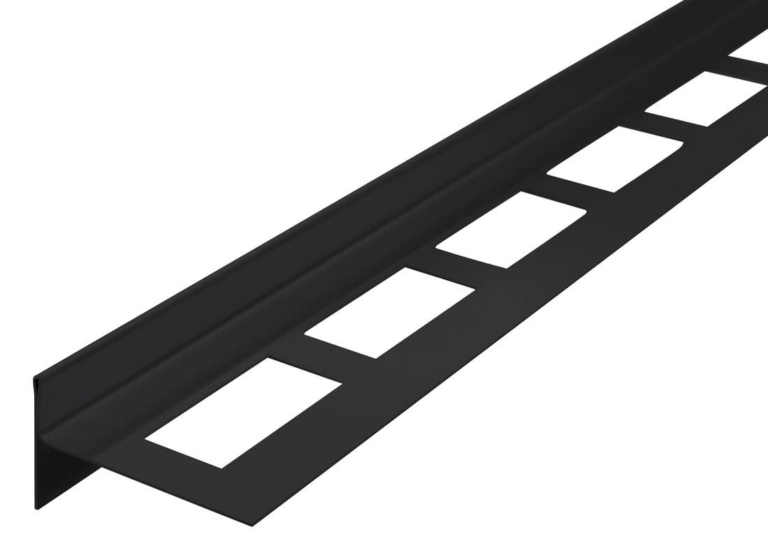 Listwa spadowa lewa 10mm, długość 1000mm, czarny mat