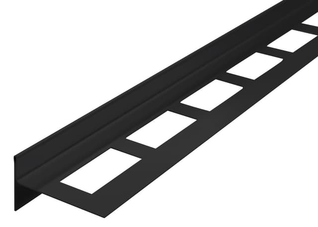 Listwa spadowa lewa 10mm, długość 1000mm, czarny mat