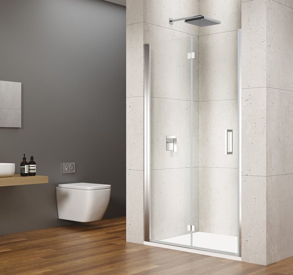 LORO drzwi do wnęki 700 mm, skrzydłowe szkło Coated Glass