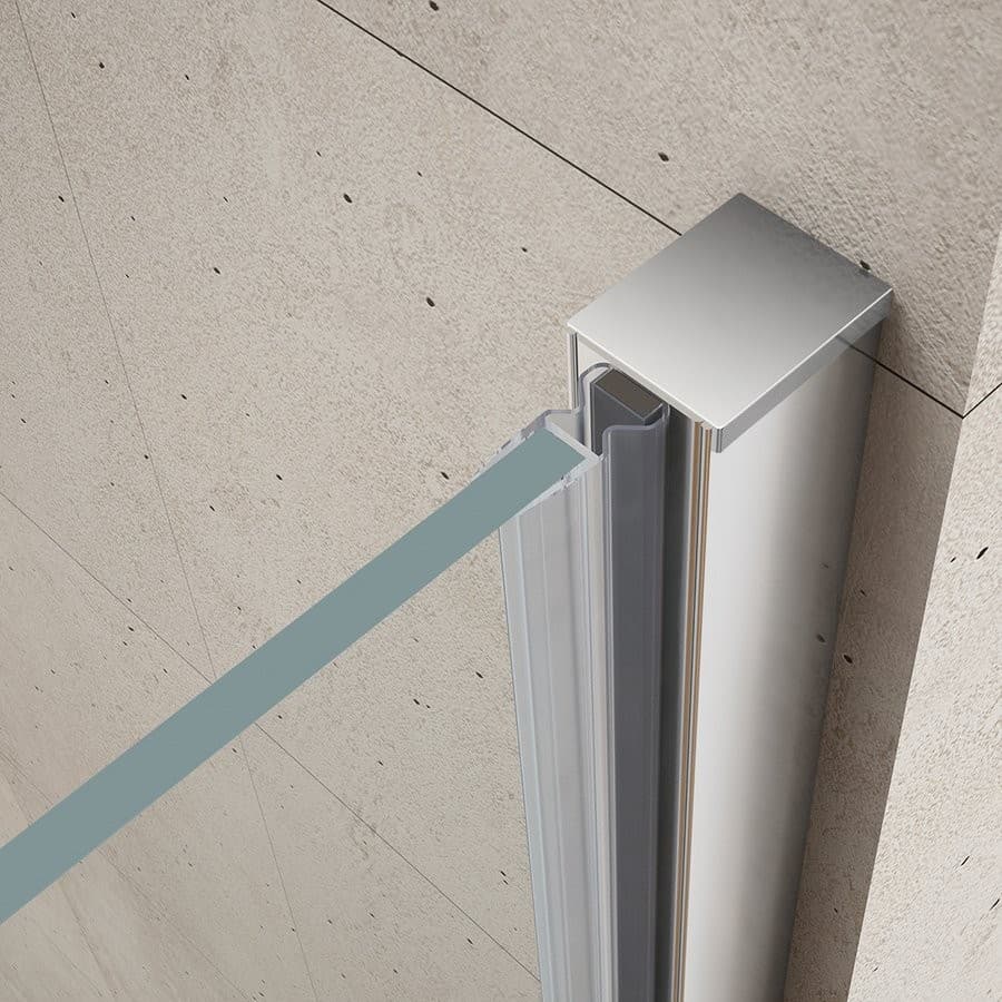 LORO drzwi do wnęki 700 mm, skrzydłowe szkło Coated Glass