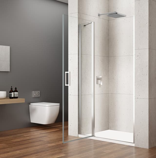 LORO drzwi prysznicowe stałe 1000 mm, szkło Coated Glass