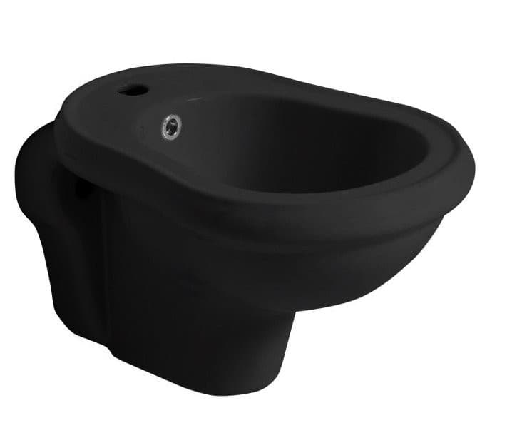 RETRO wiszący bidet czarny mat 38x52cm