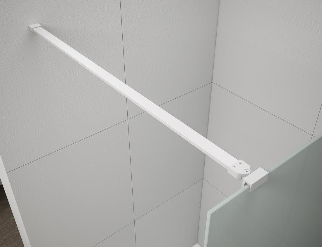 ESCA wspornik do kabin prysznicowych 1200mm biały mat