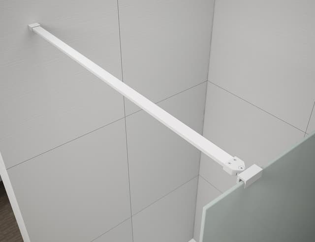 ESCA wspornik do kabin prysznicowych 1200mm biały mat