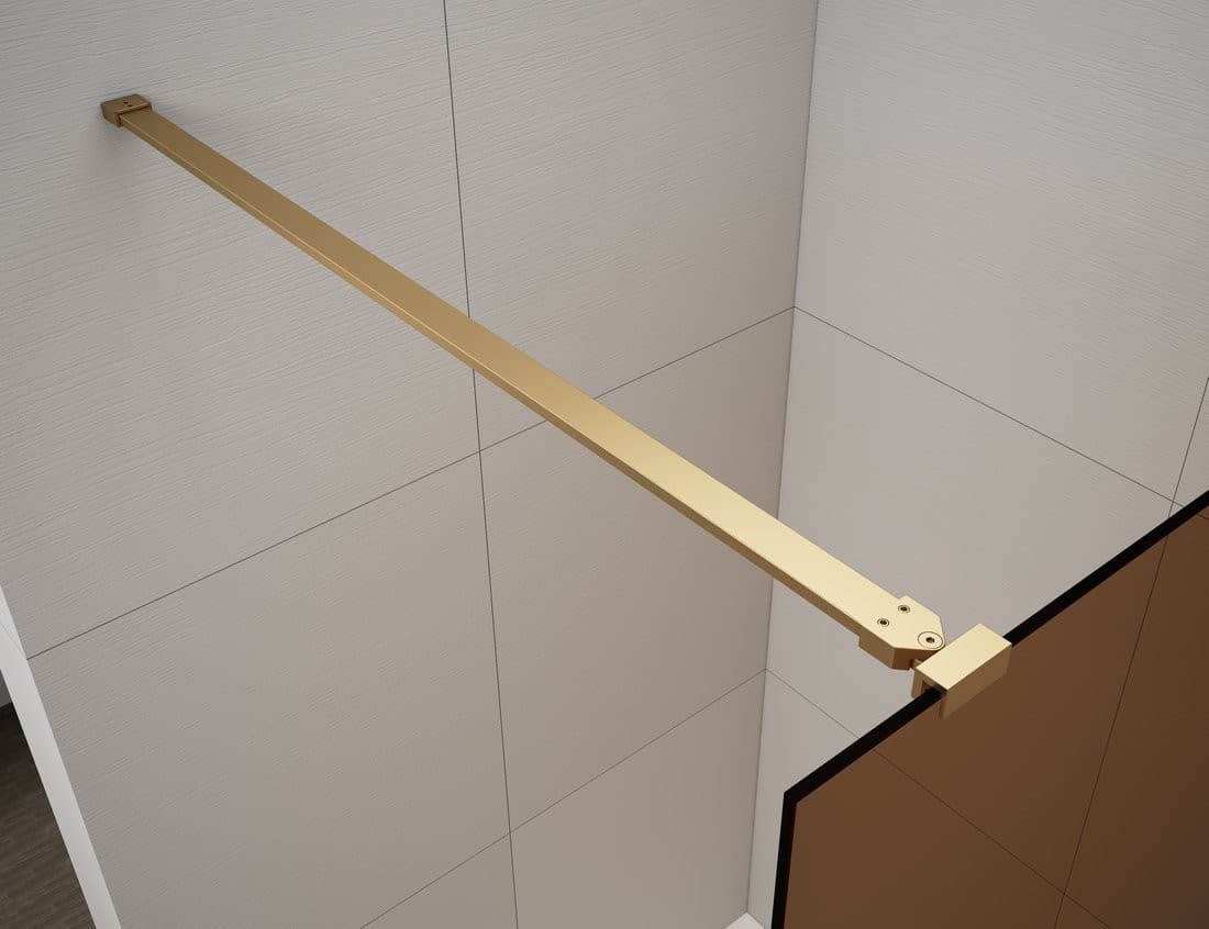 ESCA wspornik do kabin prysznicowych 1200 mm złoto mat