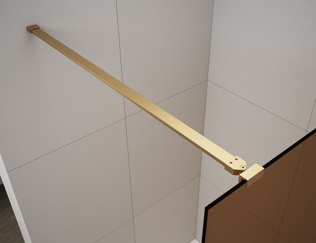 ESCA wspornik do kabin prysznicowych 1200 mm złoto mat