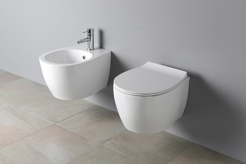 SENTIMENTI miska WC wisząca Rimless, 36x51cm
