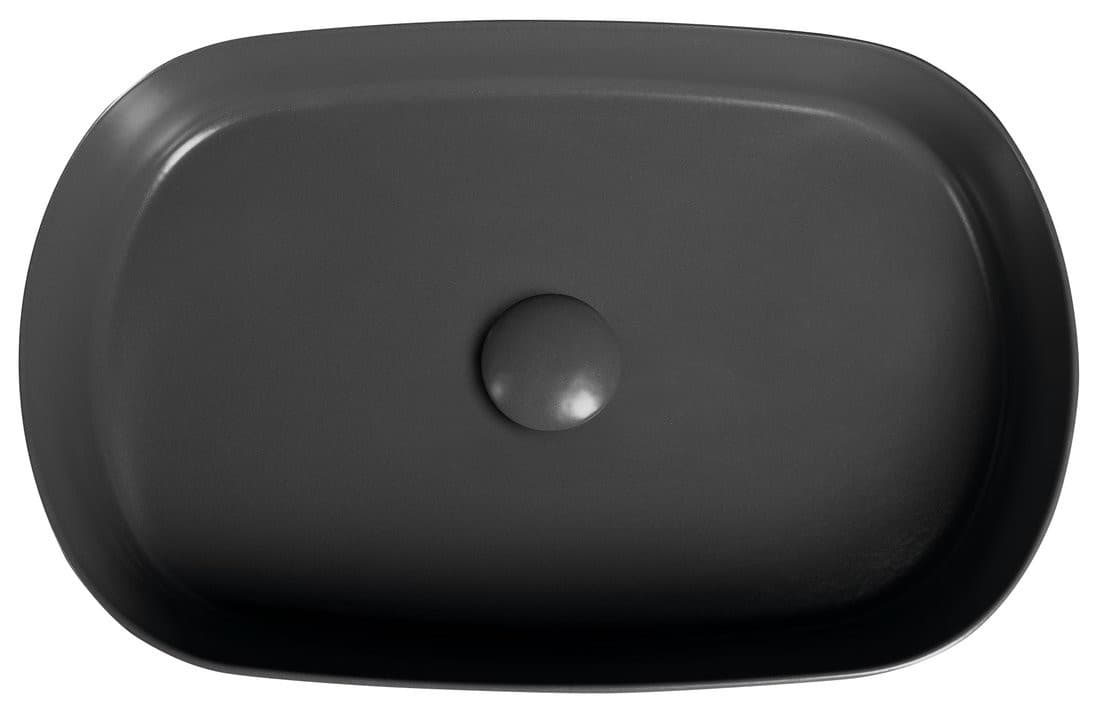 INFINITY OVAL umywalka ceramiczna nablatowa 55x36cm