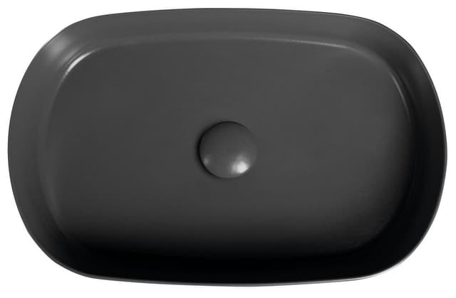 INFINITY OVAL umywalka ceramiczna nablatowa 55x36cm