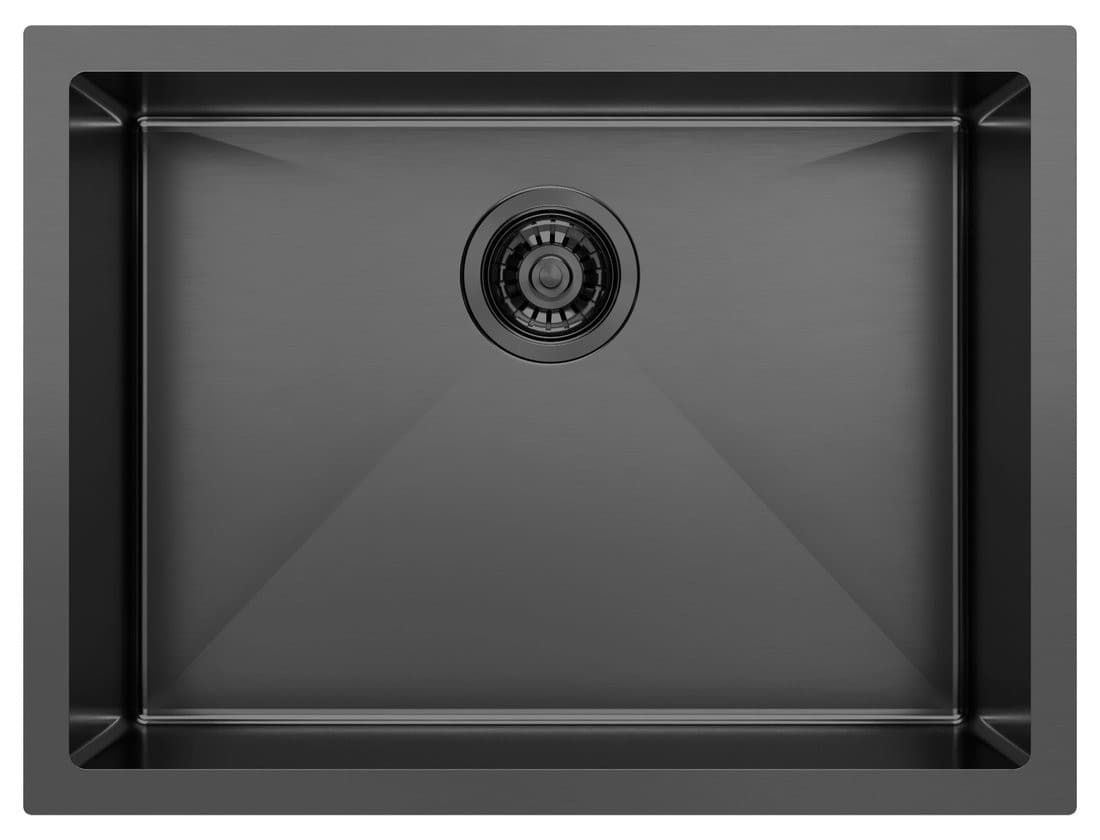 ZENITH zlewozmywak stal nierdzewna 60x45cm antracytowy