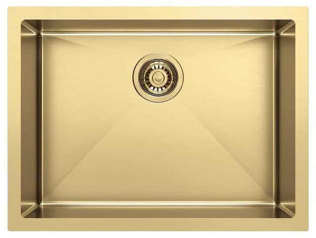 ZENITH zlewozmywak stal nierdzewna 60x45cm złoty mat