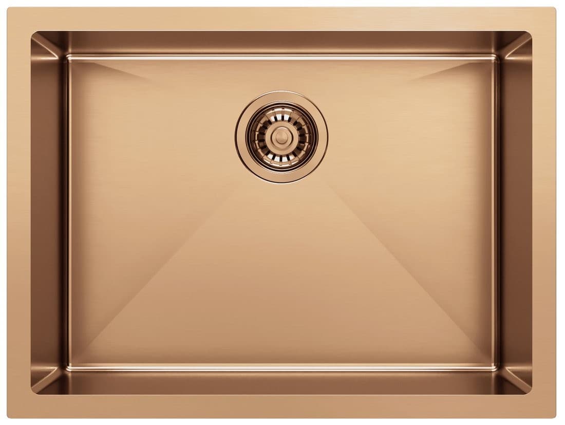 ZENITH zlewozmywak stal nierdzewna 60x45cm miedź mat