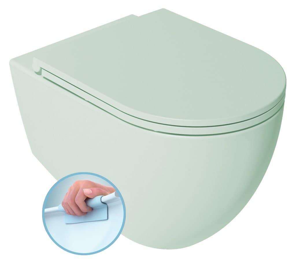 INFINITY miska WC wisząca Rimless 36,5x53cm