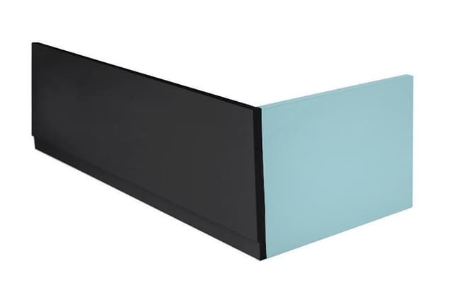 PLAIN obudowa czołowa 150x59cm, czarny mat, lewy