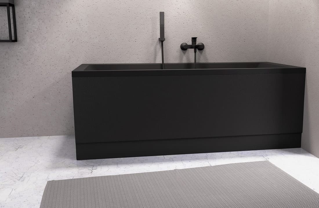 PLAIN obudowa czołowa 150x59cm prawy czarny mat