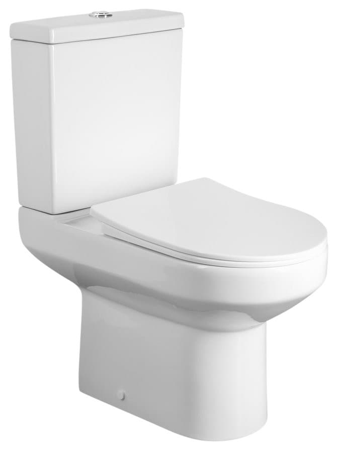 VERMET kompakt WC, odpływ pionowy/poziomy, biały
