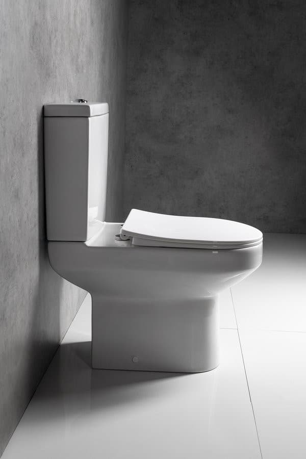 VERMET kompakt WC, odpływ pionowy/poziomy, biały