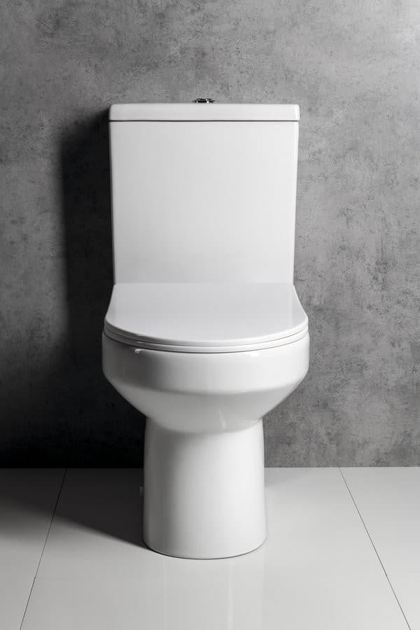 VERMET kompakt WC, odpływ pionowy/poziomy, biały