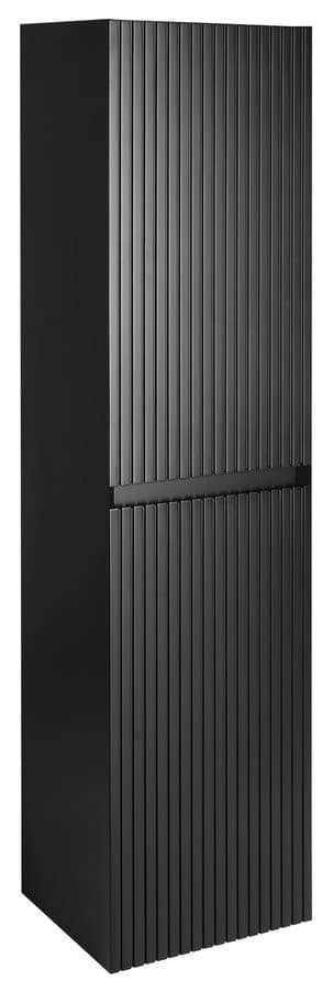 FILENA szafka wysoka 35x140x30cm, czarny mat strip