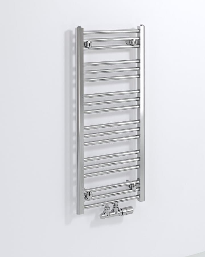 ALBRECHT grzejnik 400x930mm, podłączenie środkowe, chrom