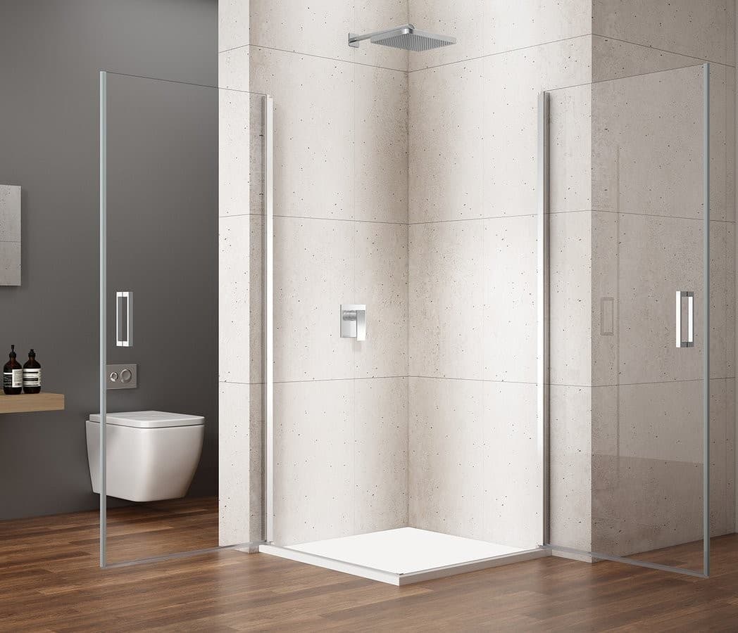 LORO kabina prysznicowa 900x900 mm, wejście z rogu