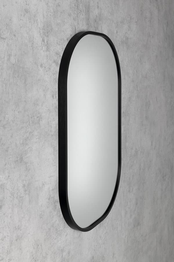 CONA SLIM Lustro w ramie, 40x60cm, czarny