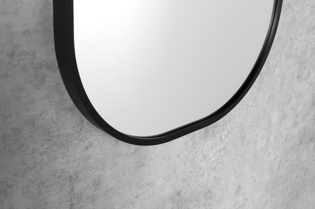 CONA SLIM Lustro w ramie, 40x60cm, czarny
