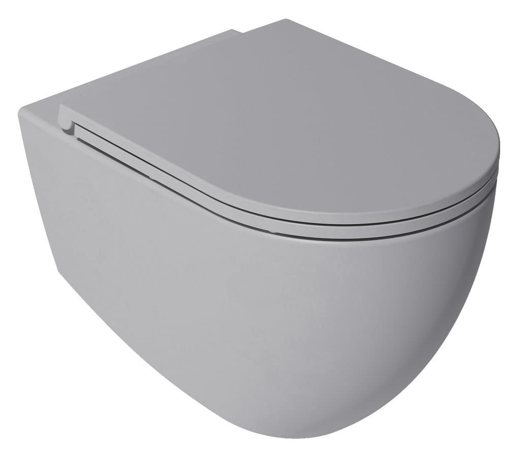 INFINITY Deska WC SLIM, Easy Take, Soft Close, stone grey