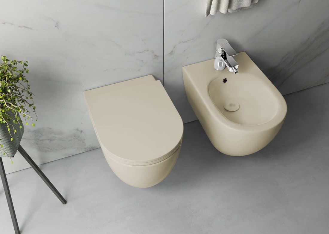 INFINITY bidet wiszący 36,5x53cm, ivory