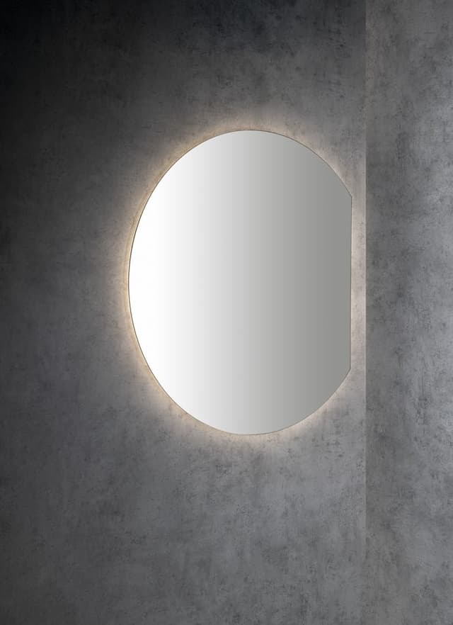 DARA CUT lustro podświetlane LED 20W, ø 100cm, folia grzewcza