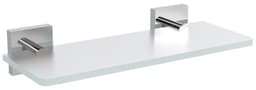 X-SQUARE półka szklana 200mm, chrom/szkło mleczne