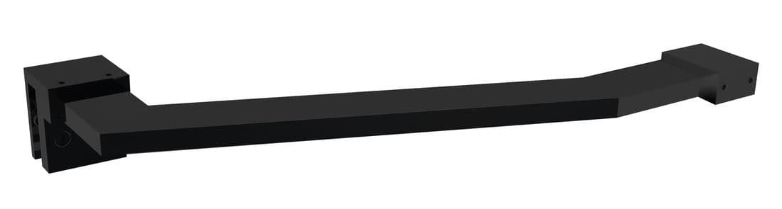 DRAGON BLACK wspornik do kabin 300x150mm, czarny mat