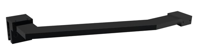 DRAGON BLACK wspornik do kabin 300x150mm, czarny mat