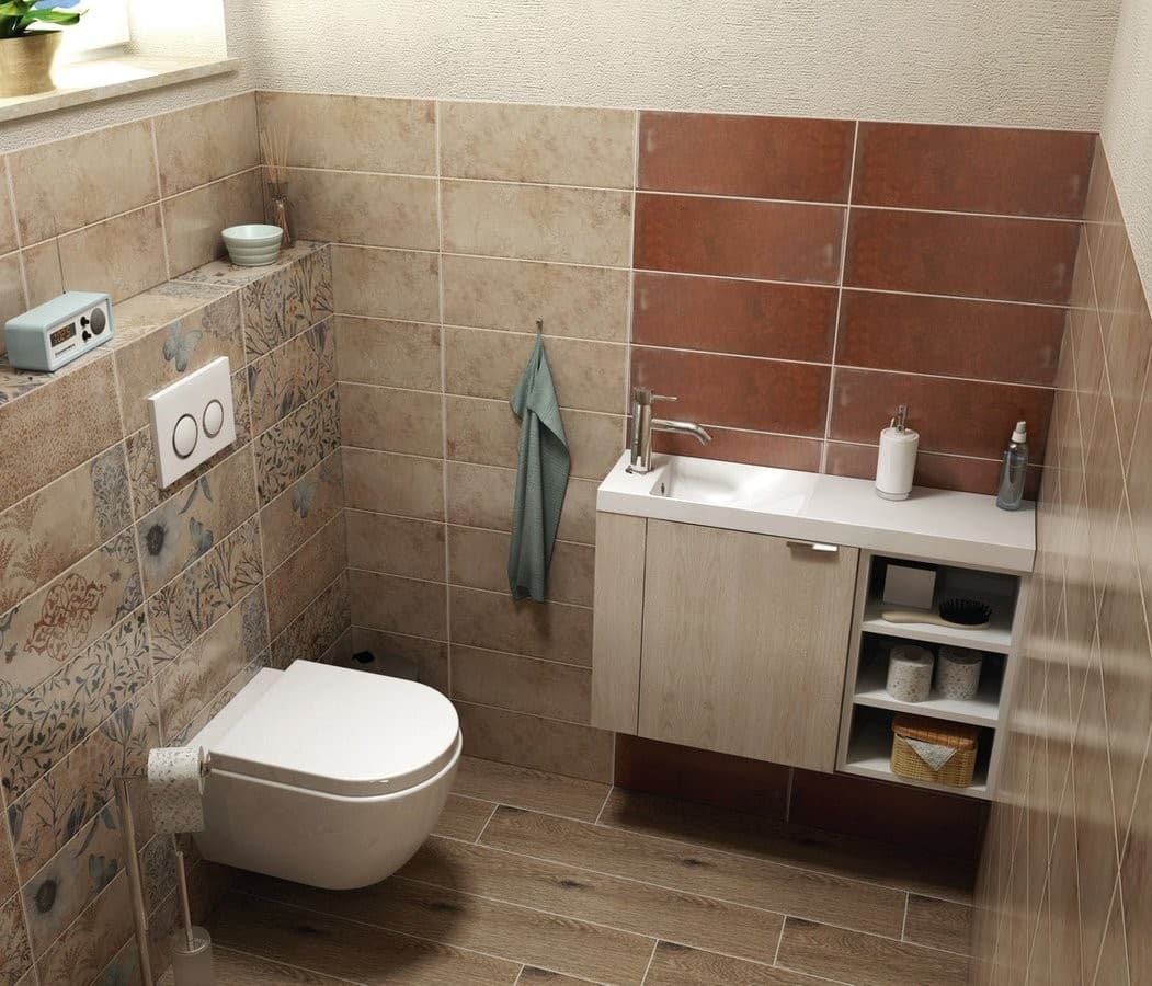 LATUS VI 80 zestaw łazienkowy, wiąz Bardini